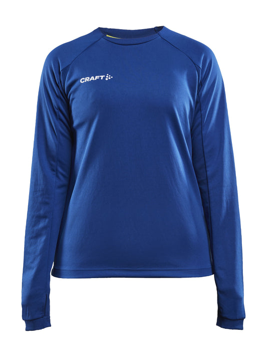 Craft Evolve Crew Neck Damen in Kobaltblau, Vorderansicht