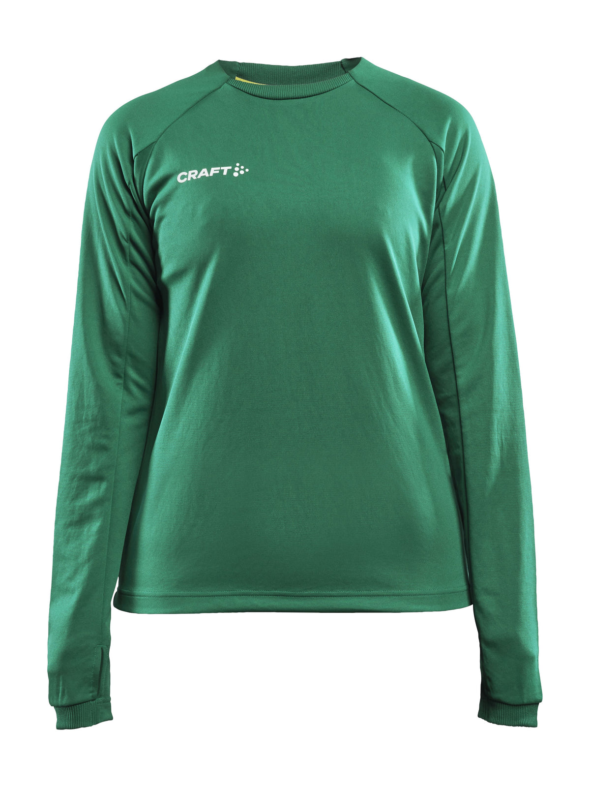 Craft Evolve Crew Neck Damen in Grün, Vorderansicht