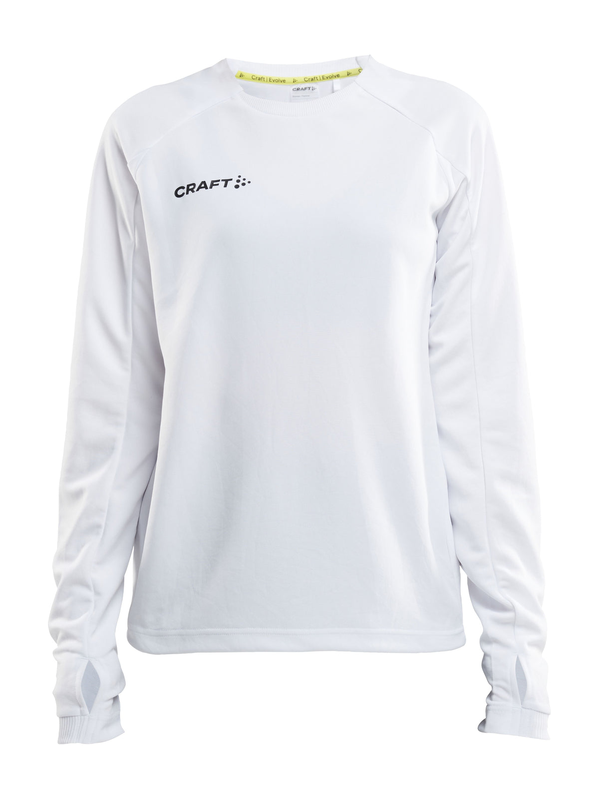 Craft Evolve Crew Neck Damen in Weiss, Vorderansicht