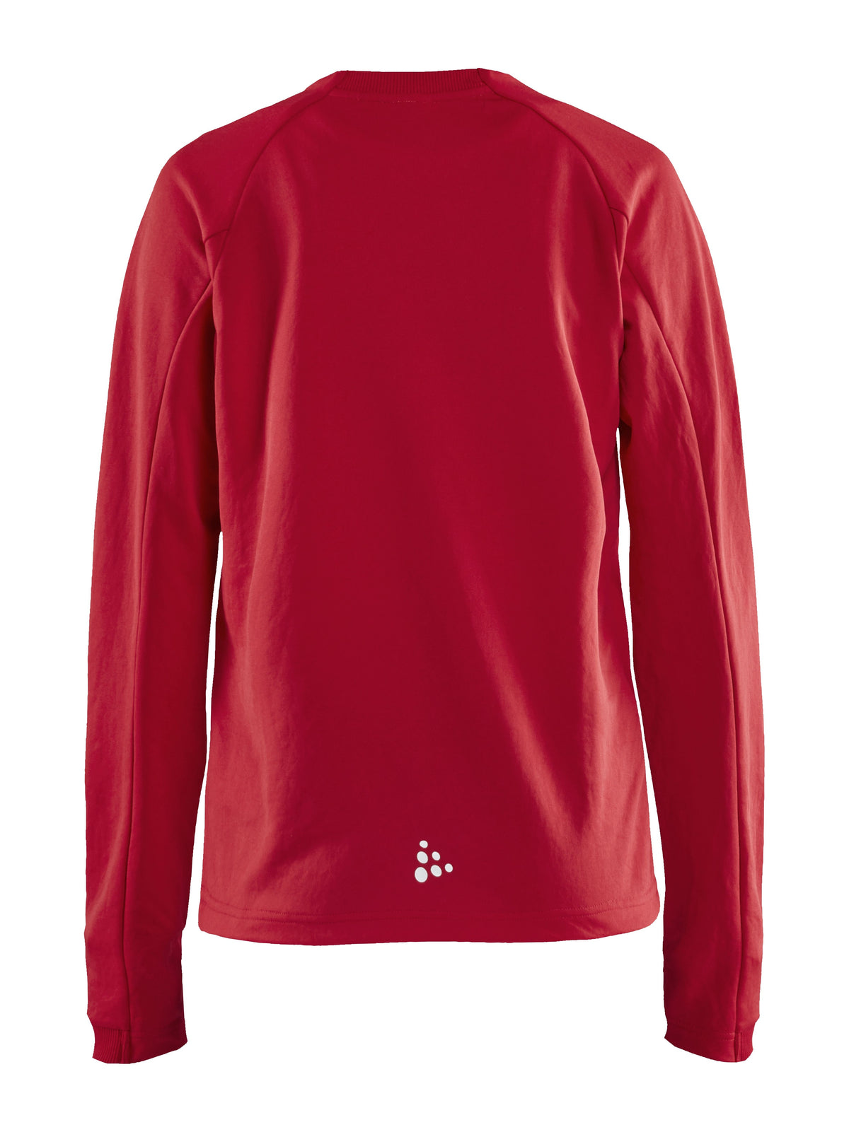 Craft Evolve Crew Neck Junior in Rot, Rückansicht