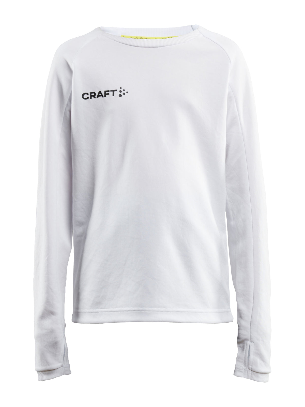 Craft Evolve Crew Neck Junior in Weiss, Vorderansicht