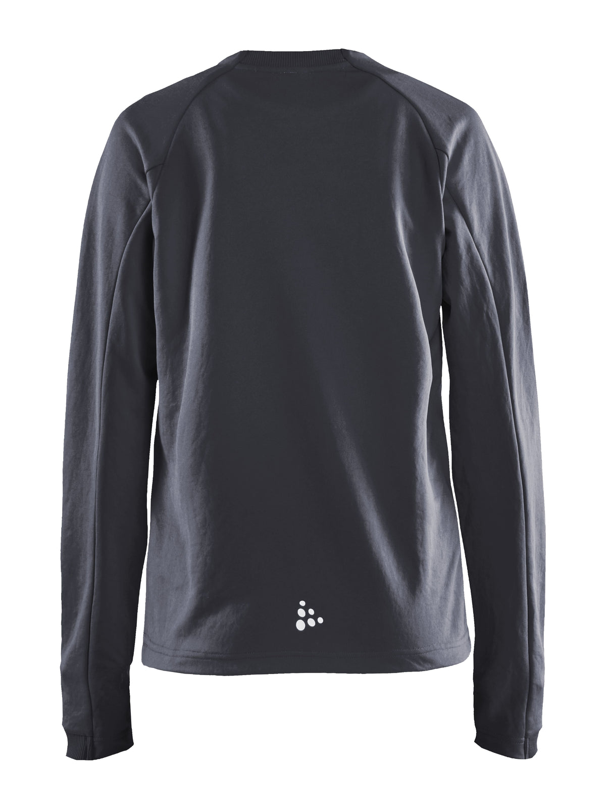 Craft Evolve Crew Neck Junior in Dunkelgrau, Rückansicht