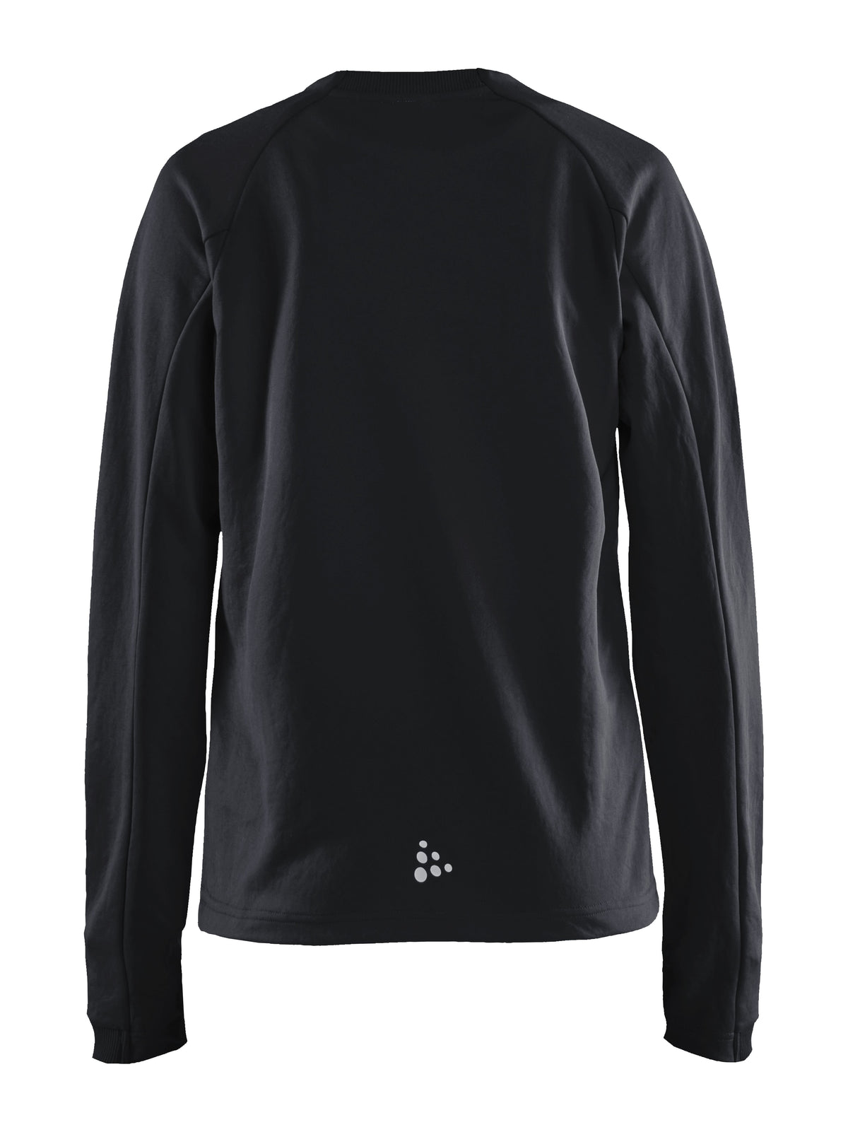 Craft Evolve Crew Neck Junior in Schwarz, Rückansicht