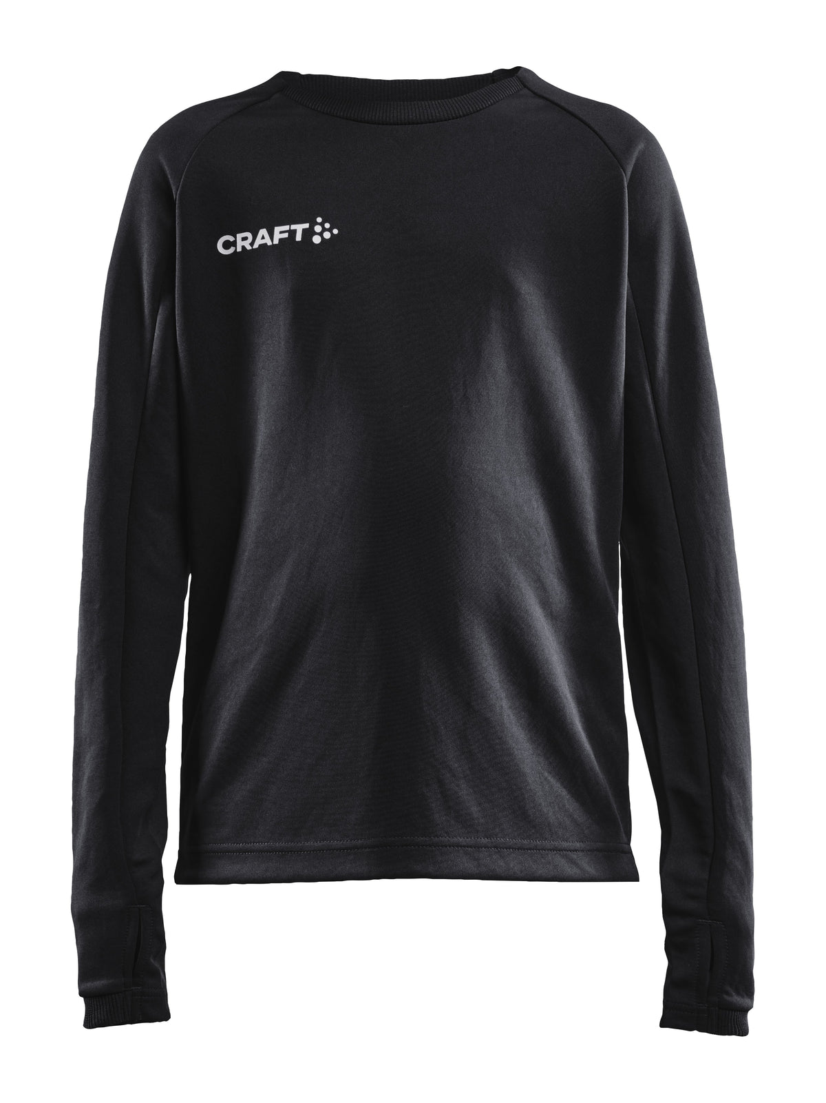 Craft Evolve Crew Neck Junior in Schwarz, Vorderansicht