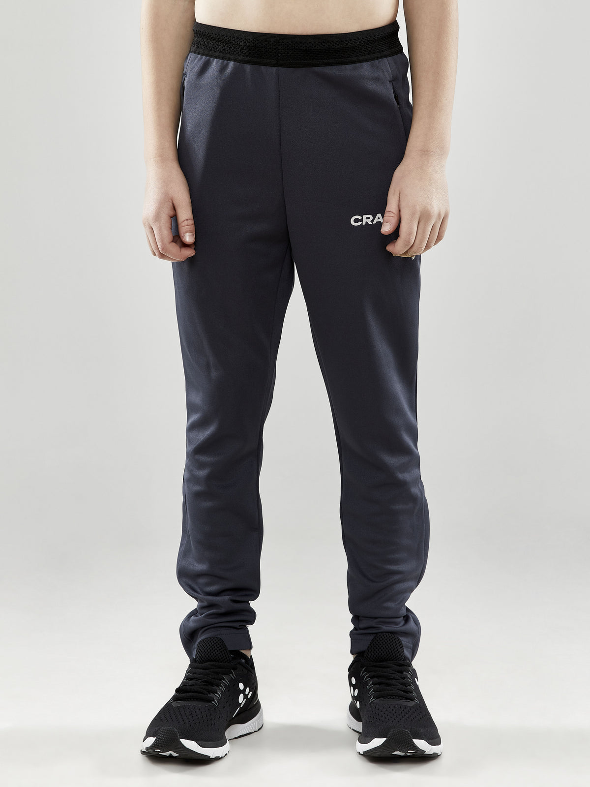 Craft Evolve Pants Junior in Dunkelgrau, Detailansicht