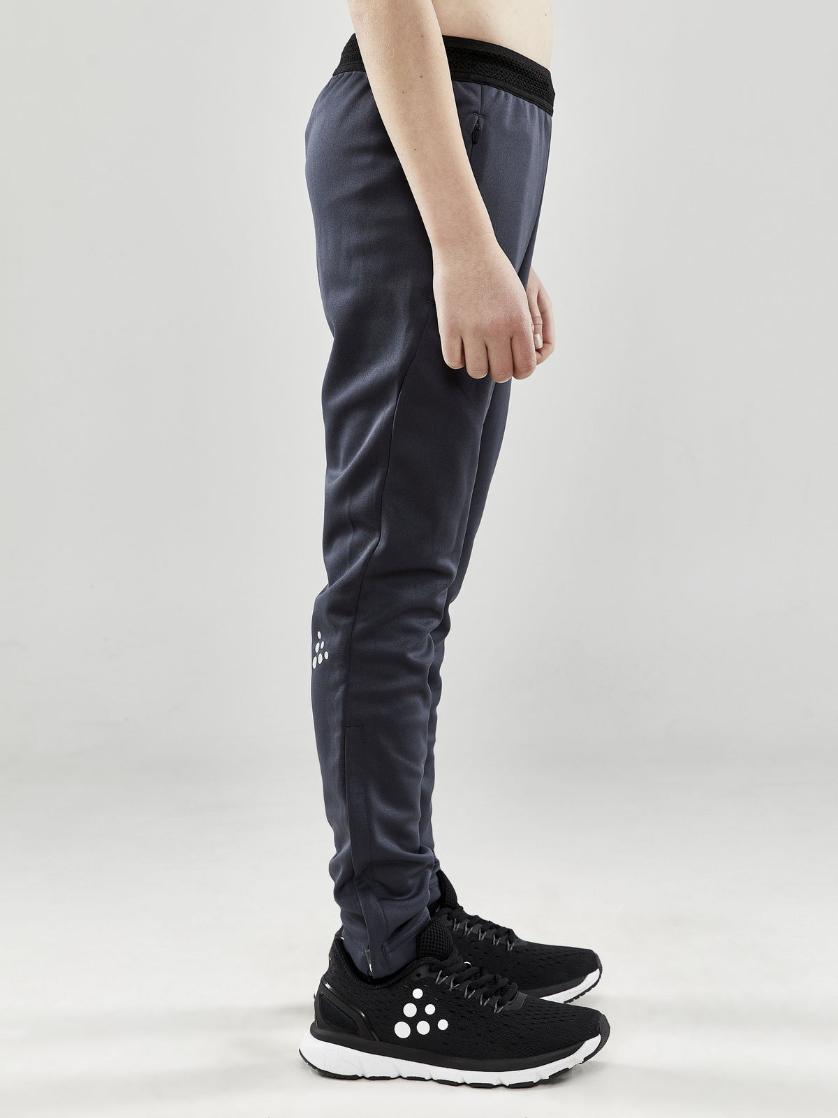 Craft Evolve Pants Junior in Dunkelgrau, Detailansicht