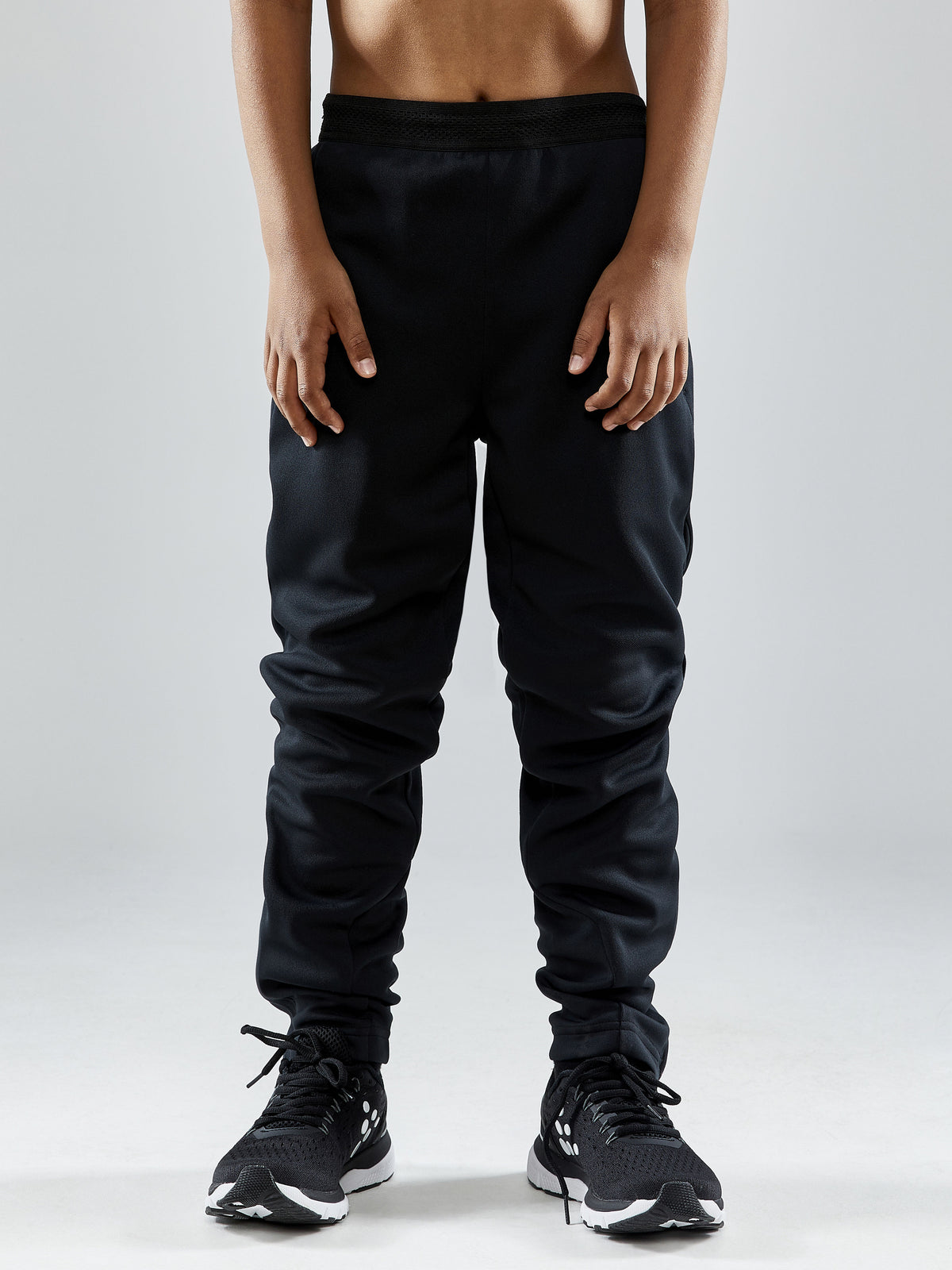Craft Evolve Pants Junior in Schwarz, Detailansicht