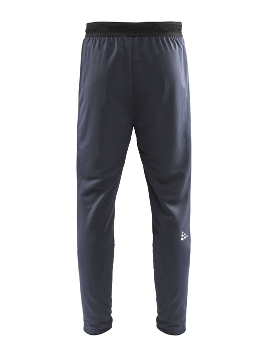 Craft Evolve Slim Pants Junior in Dunkelgrau, Rückansicht