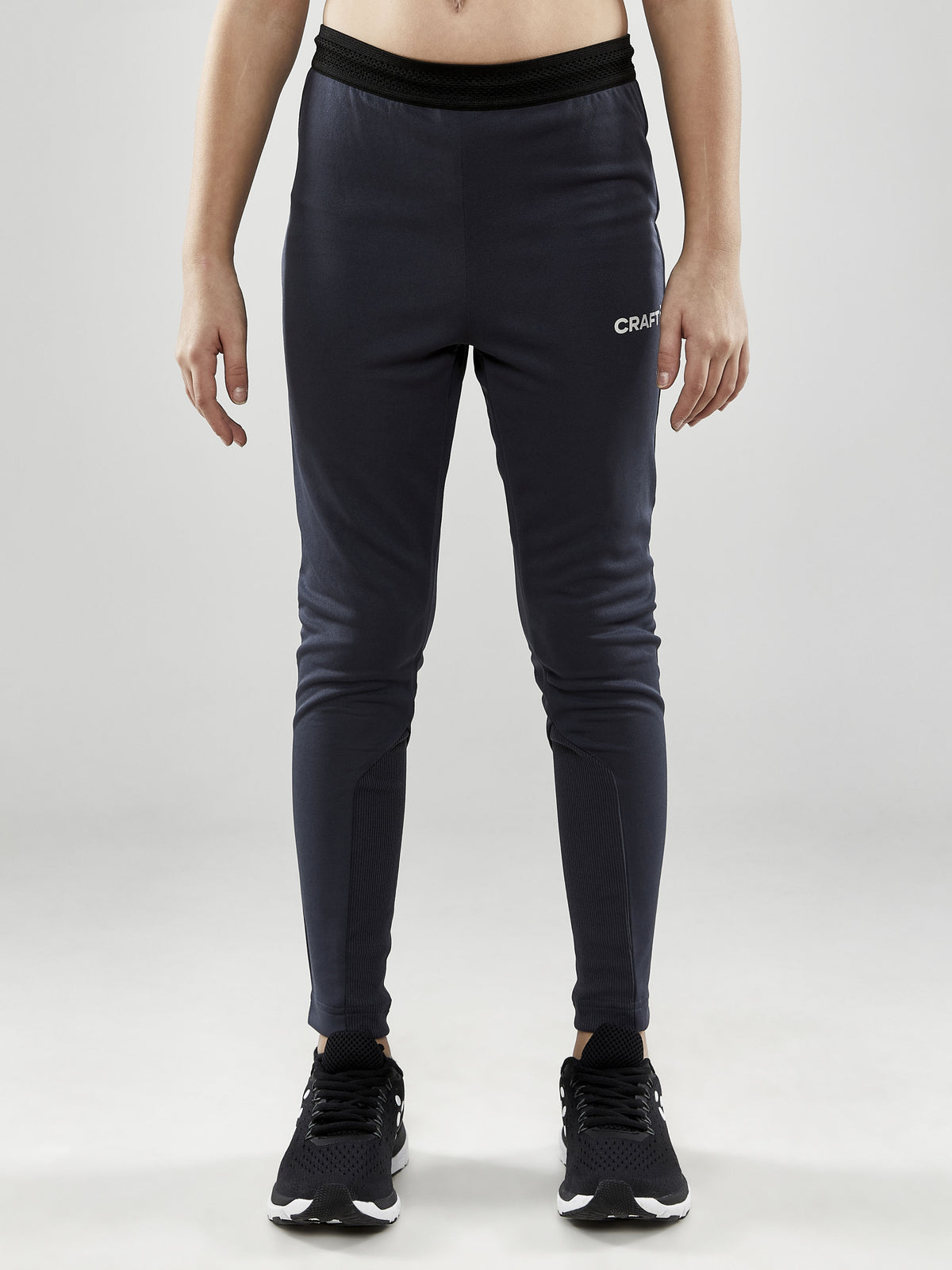 Craft Evolve Slim Pants Junior in Dunkelgrau, Detailansicht