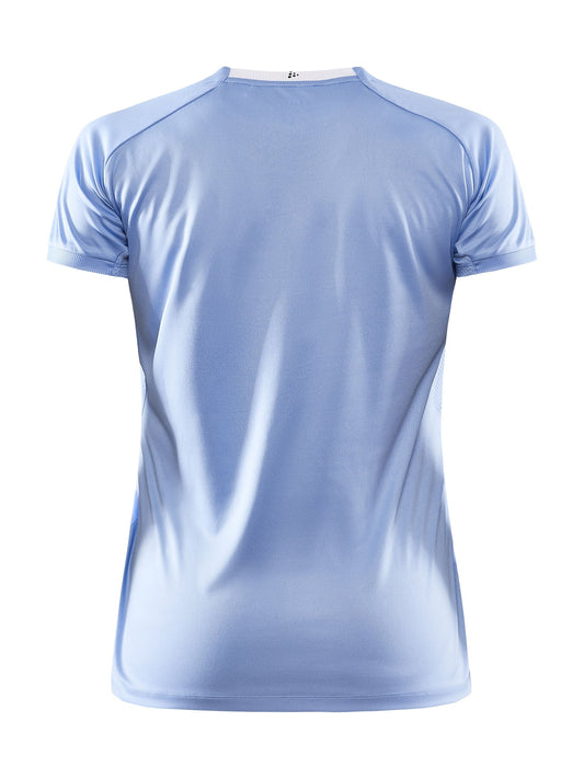 Craft Progress 2.0 Stripe Jersey Damen in Hellblau/Weiss, Rückansicht