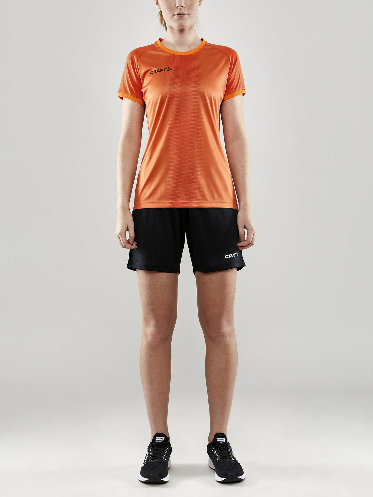 Craft Progress 2.0 Graphic Jersey Damen in Orange/Schwarz, Detailansicht
