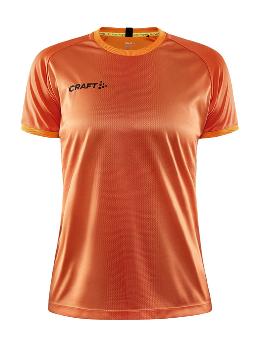 Craft Progress 2.0 Graphic Jersey Damen in Orange/Schwarz, Vorderansicht