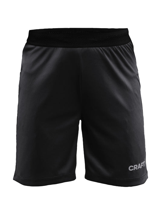 Craft Progress 2.0 Shorts Junior in Schwarz, Vorderansicht