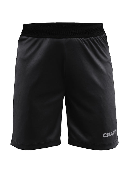 Craft Progress 2.0 Shorts Junior in Schwarz, Vorderansicht