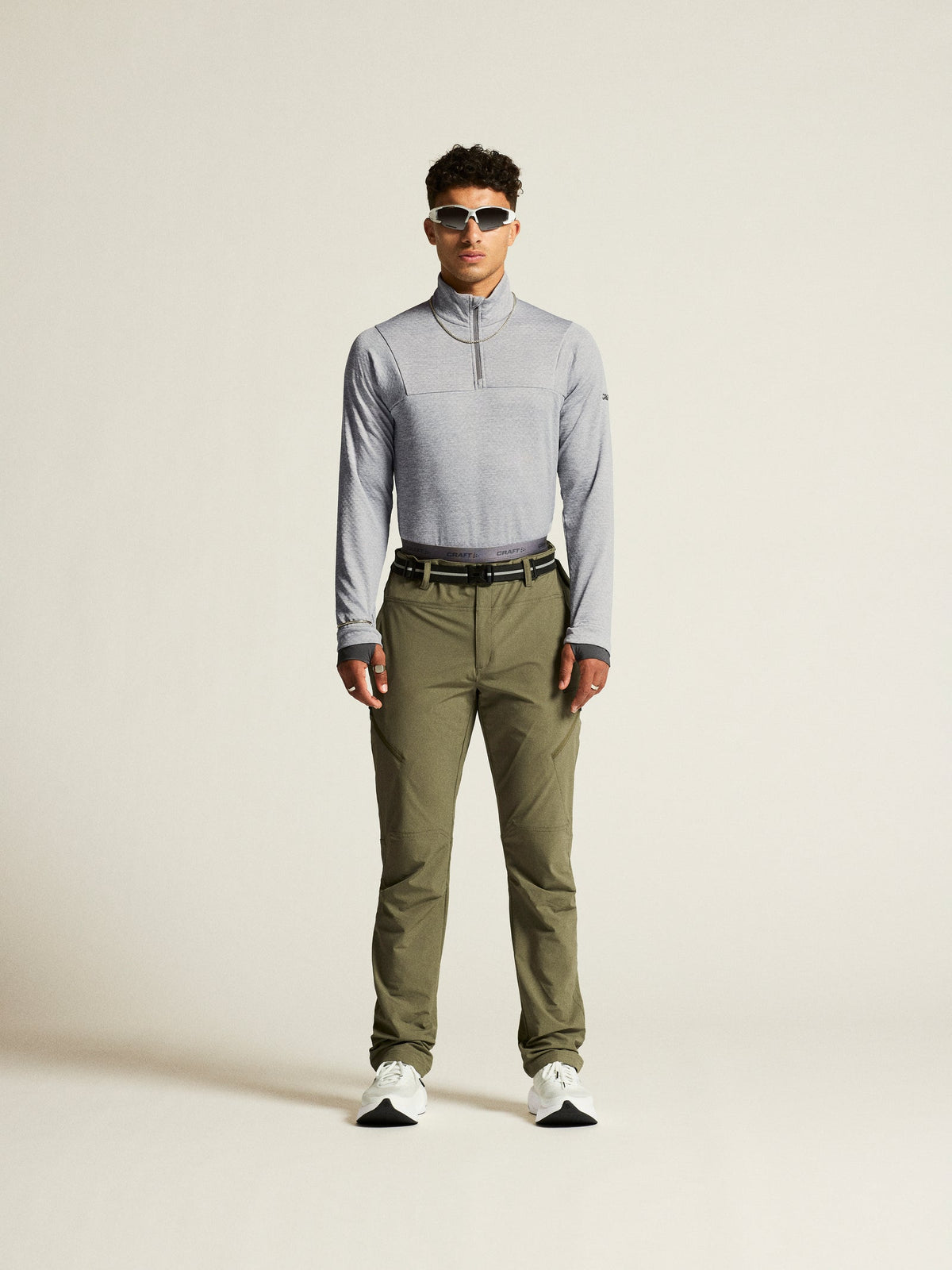 Craft ADV Explore Tech Pants Herren in Oliv, Detailansicht