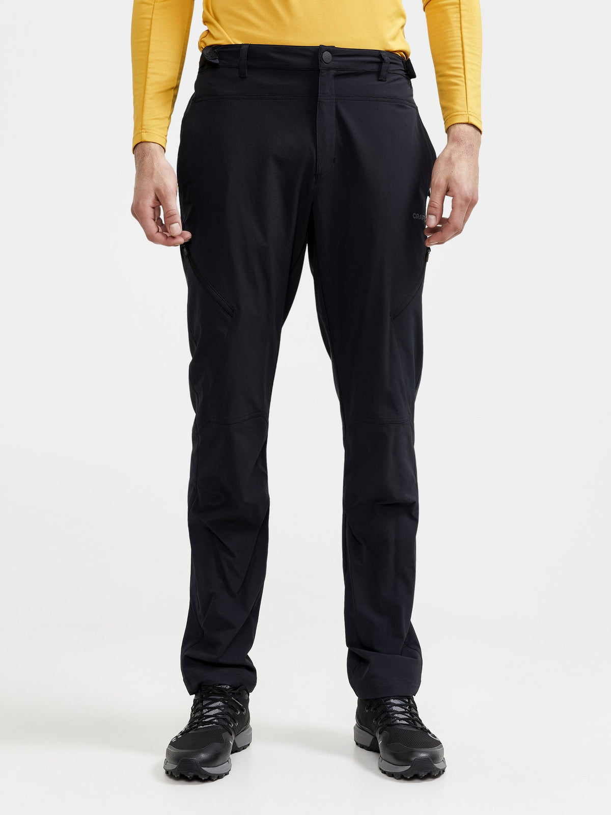 Craft ADV Explore Tech Pants Herren in Schwarz, Detailansicht