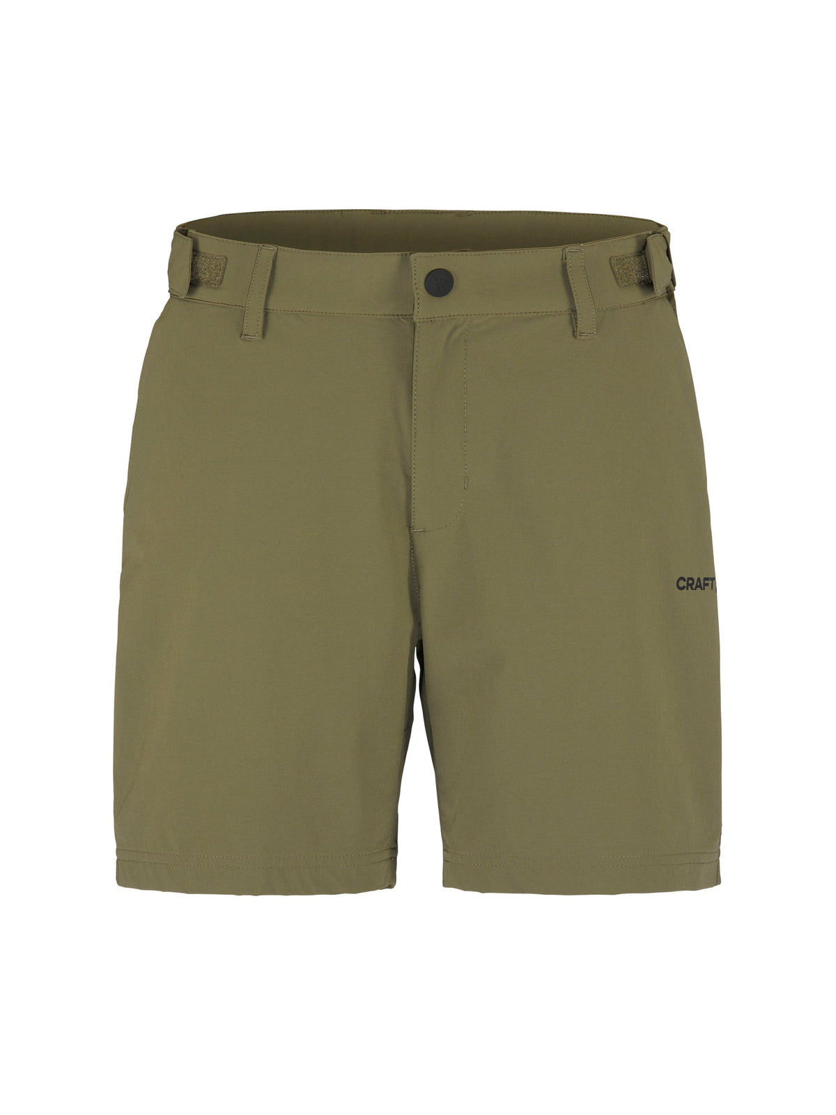 Craft ADV Explore Tech Shorts Damen in Oliv, Vorderansicht