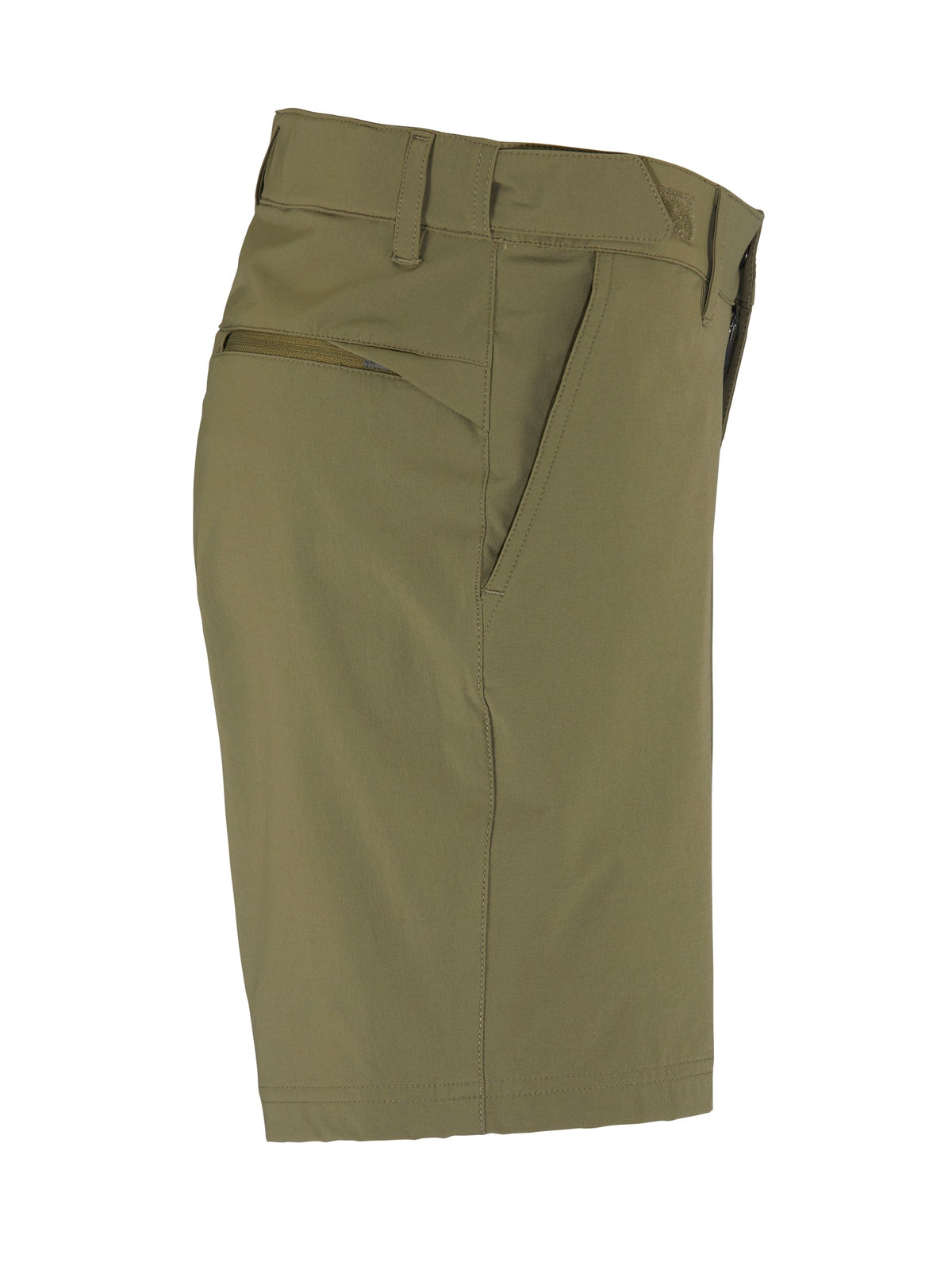 Craft ADV Explore Tech Shorts Damen in Oliv, Seitenansicht links