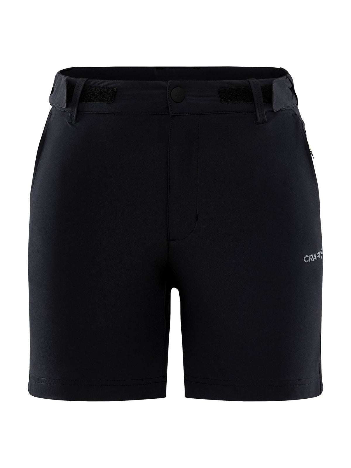 Craft ADV Explore Tech Shorts Damen in Schwarz, Vorderansicht