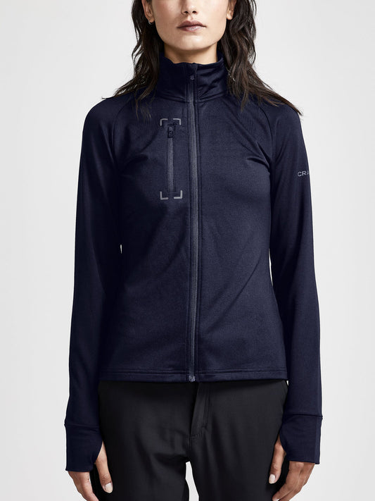 Craft ADV Explore Light Midlayer Damen in Navy, Detailansicht