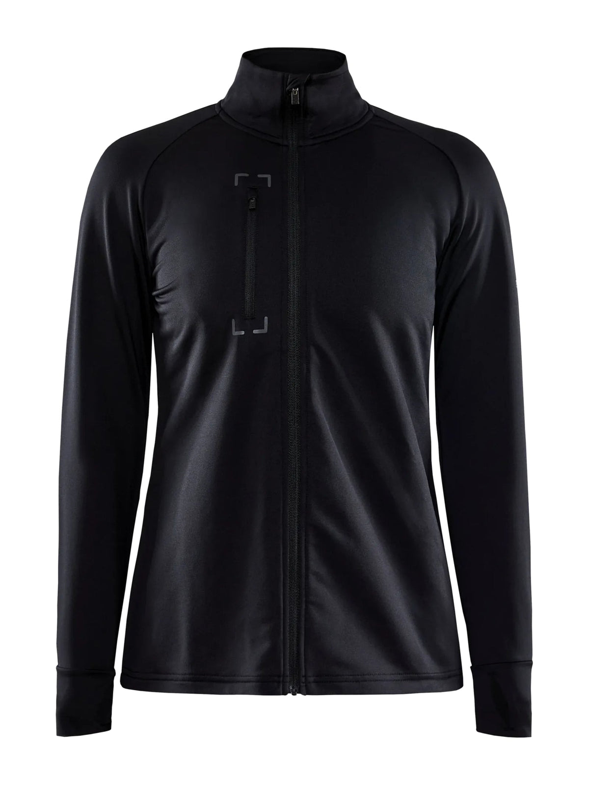 Craft ADV Explore Light Midlayer Damen in Schwarz, Vorderansicht