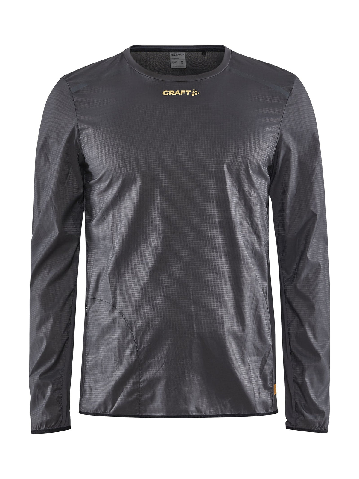Craft PRO Hypervent LS Wind Top Herren in Grau, Vorderansicht