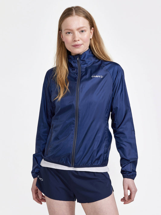 Craft PRO Hypervent Jacket Damen in Dunkelblau, Detailansicht