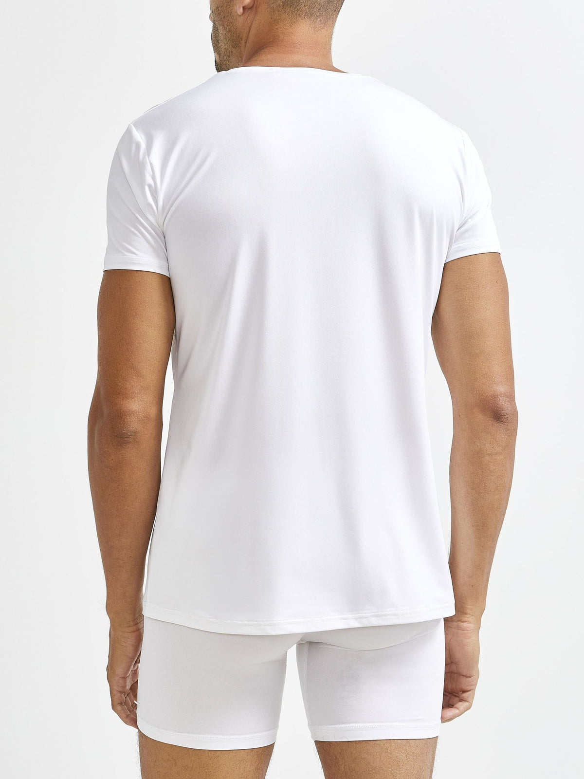 Craft CORE Dry Tee Herren in Weiss, Detailansicht