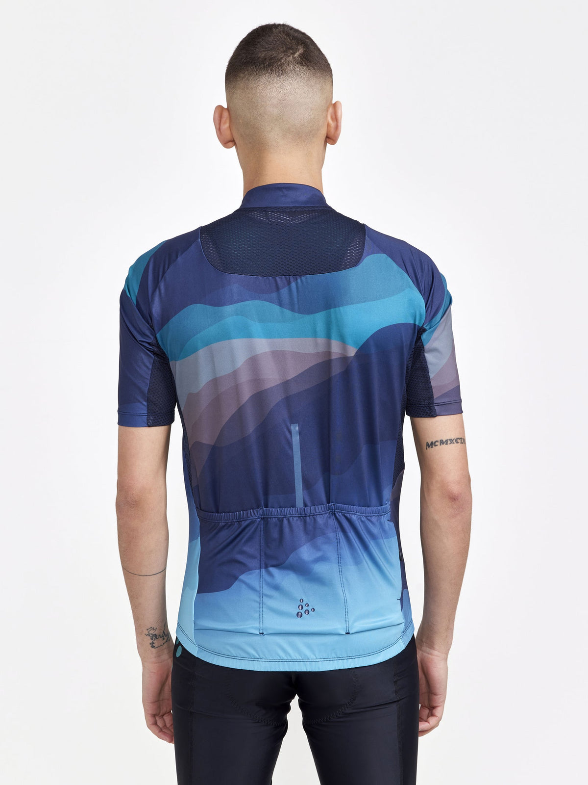 Craft ADV Endur Graphic Jersey Herren in Blau, Detailansicht