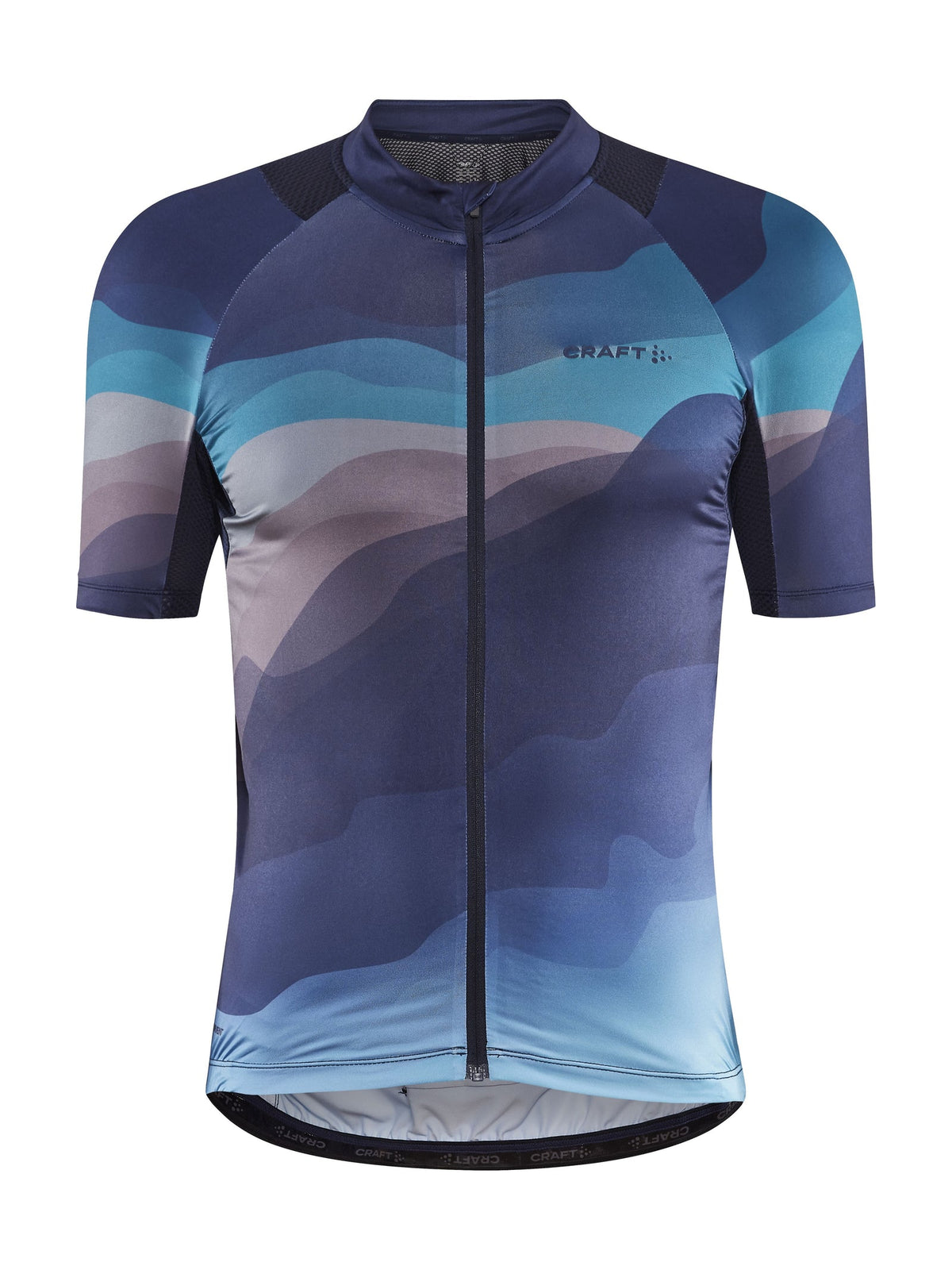 Craft ADV Endur Graphic Jersey Herren in Blau, Vorderansicht