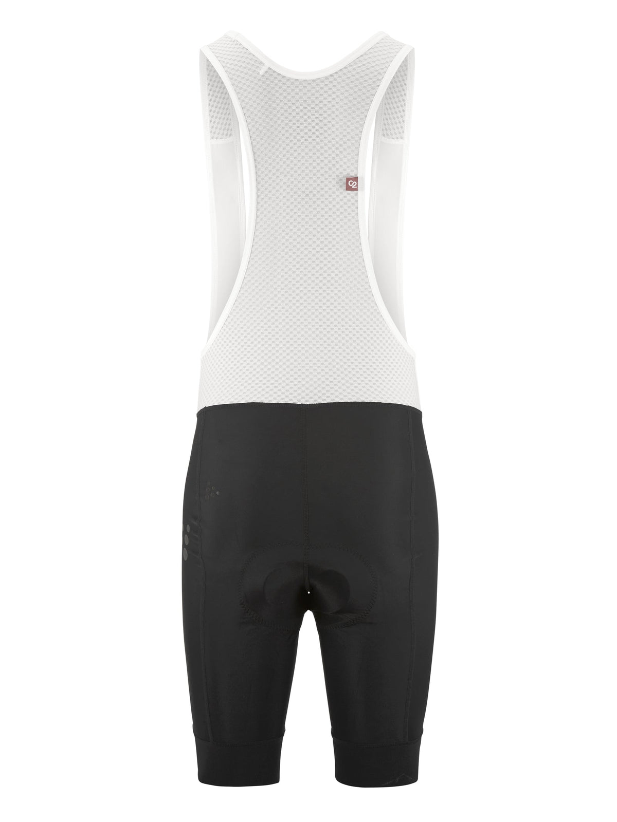 Craft ADV Endur Bib Shorts Herren in Schwarz/Weiss, Rückansicht