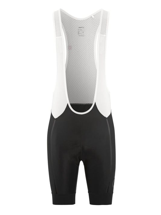 Craft ADV Endur Bib Shorts Herren in Schwarz/Weiss, Vorderansicht