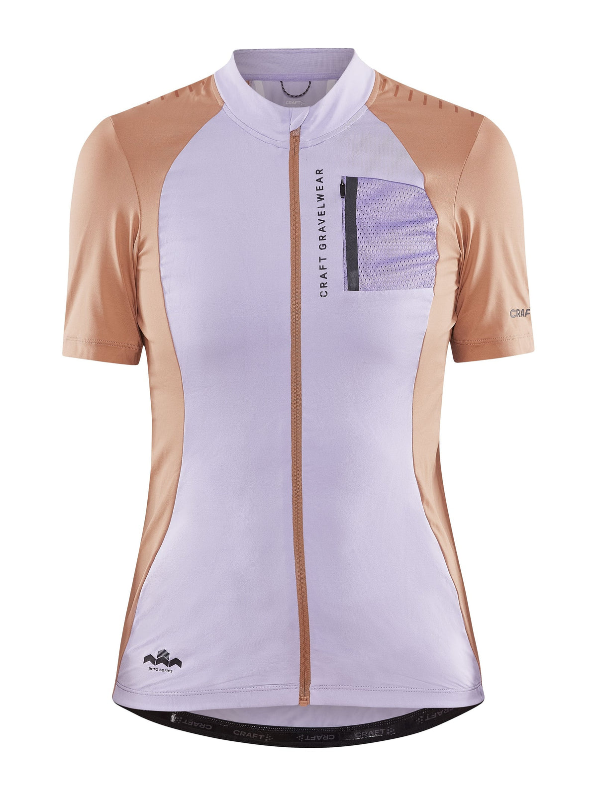 Craft ADV Gravel SS Jersey Damen in Violett, Vorderansicht
