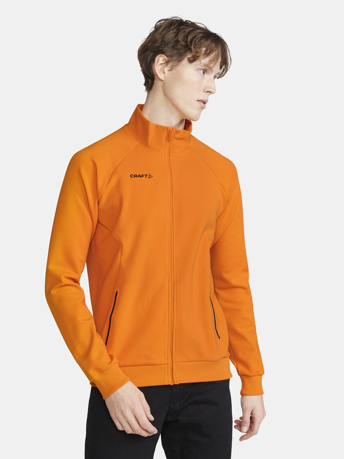 Craft CORE Soul Full Zip Jacket Herren in Orange, Detailansicht