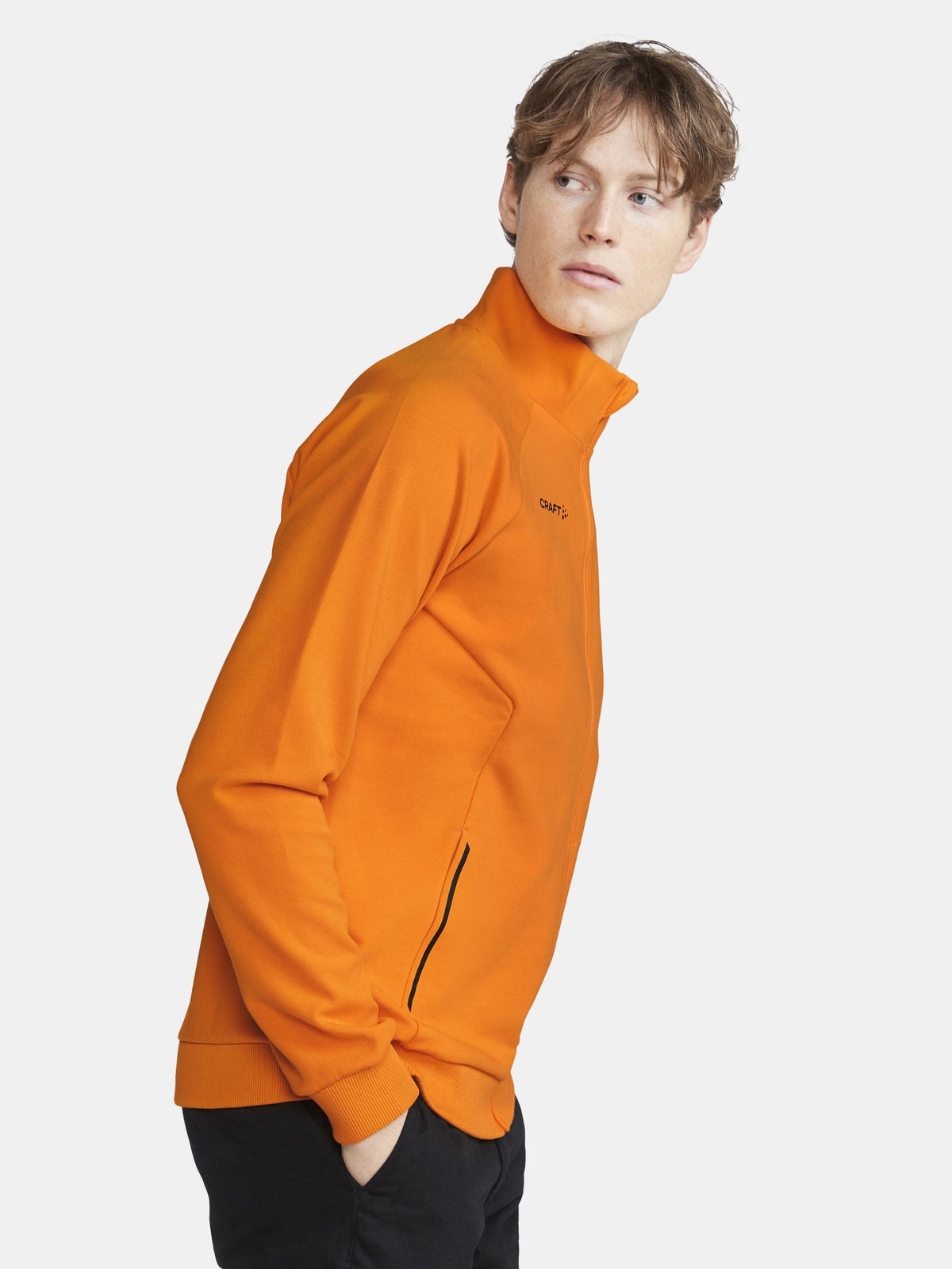Craft CORE Soul Full Zip Jacket Herren in Orange, Detailansicht