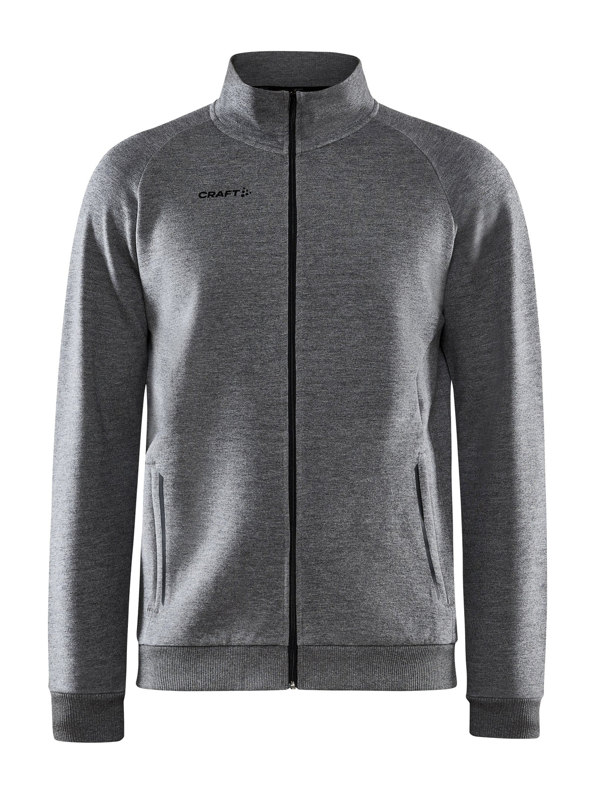 Craft CORE Soul Full Zip Jacket Herren in Dunkelgrau meliert, Vorderansicht