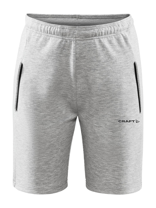 Craft CORE Soul Sweatshorts Damen in Grau meliert, Vorderansicht