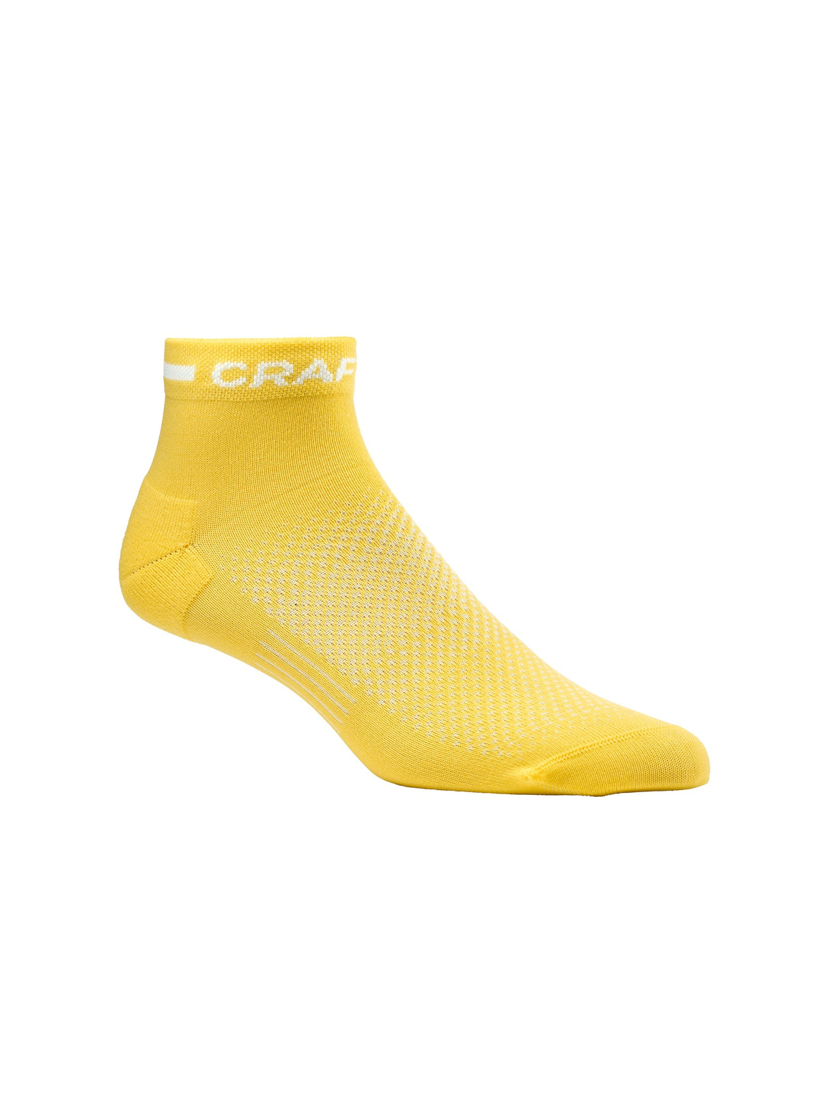 Craft CORE Dry Mid Sock 3-Pack in Gelb, Vorderansicht