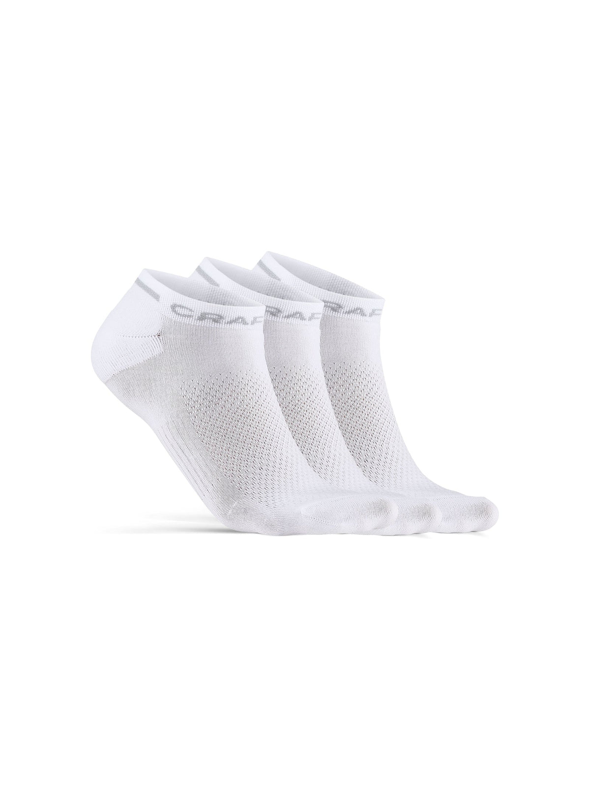 Craft CORE Dry Shaftless Sock 3-Pack in Weiss, Vorderansicht
