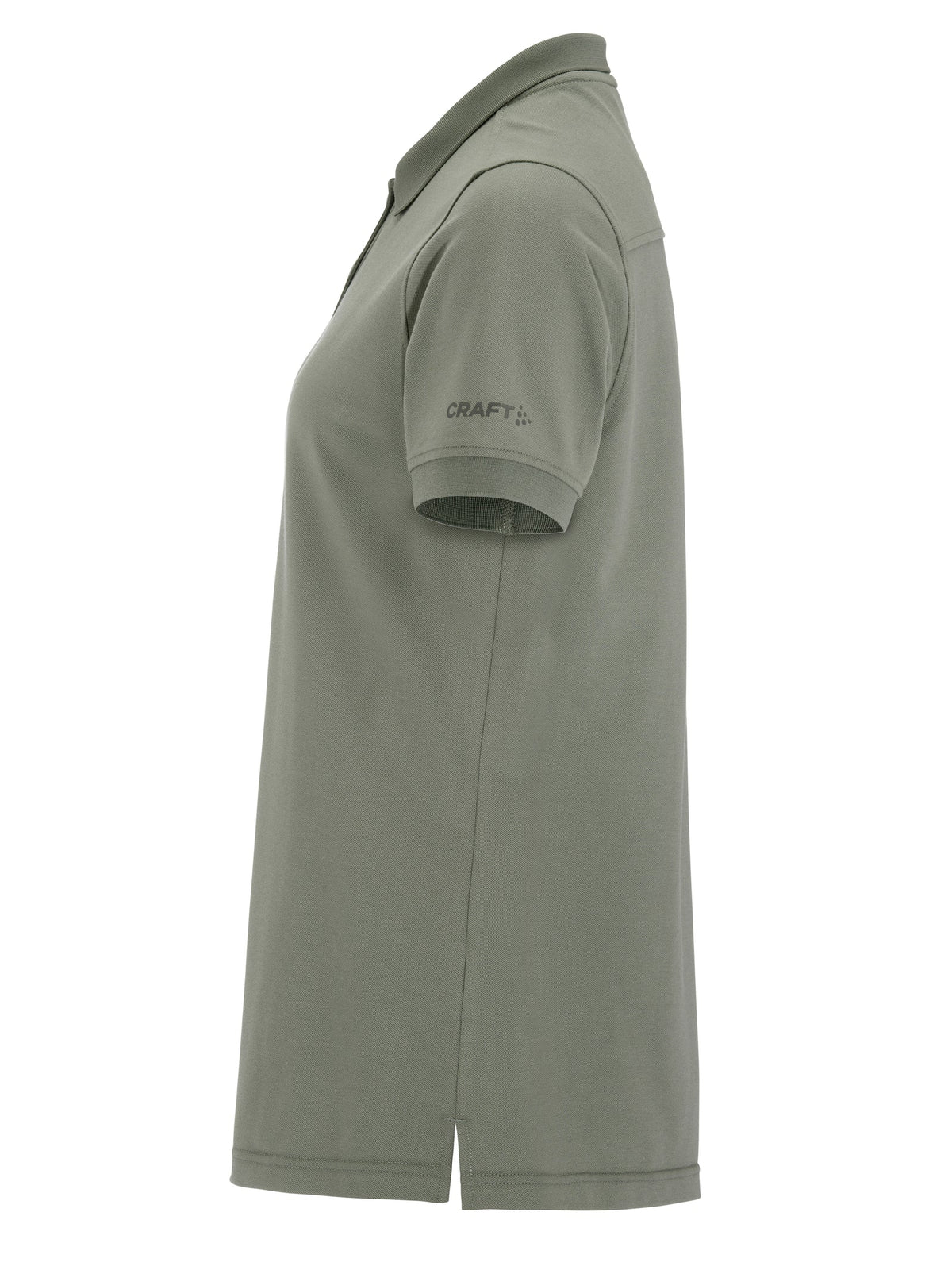 Craft CORE Blend Polo Shirt Damen in Salbeigrün, Seitenansicht links