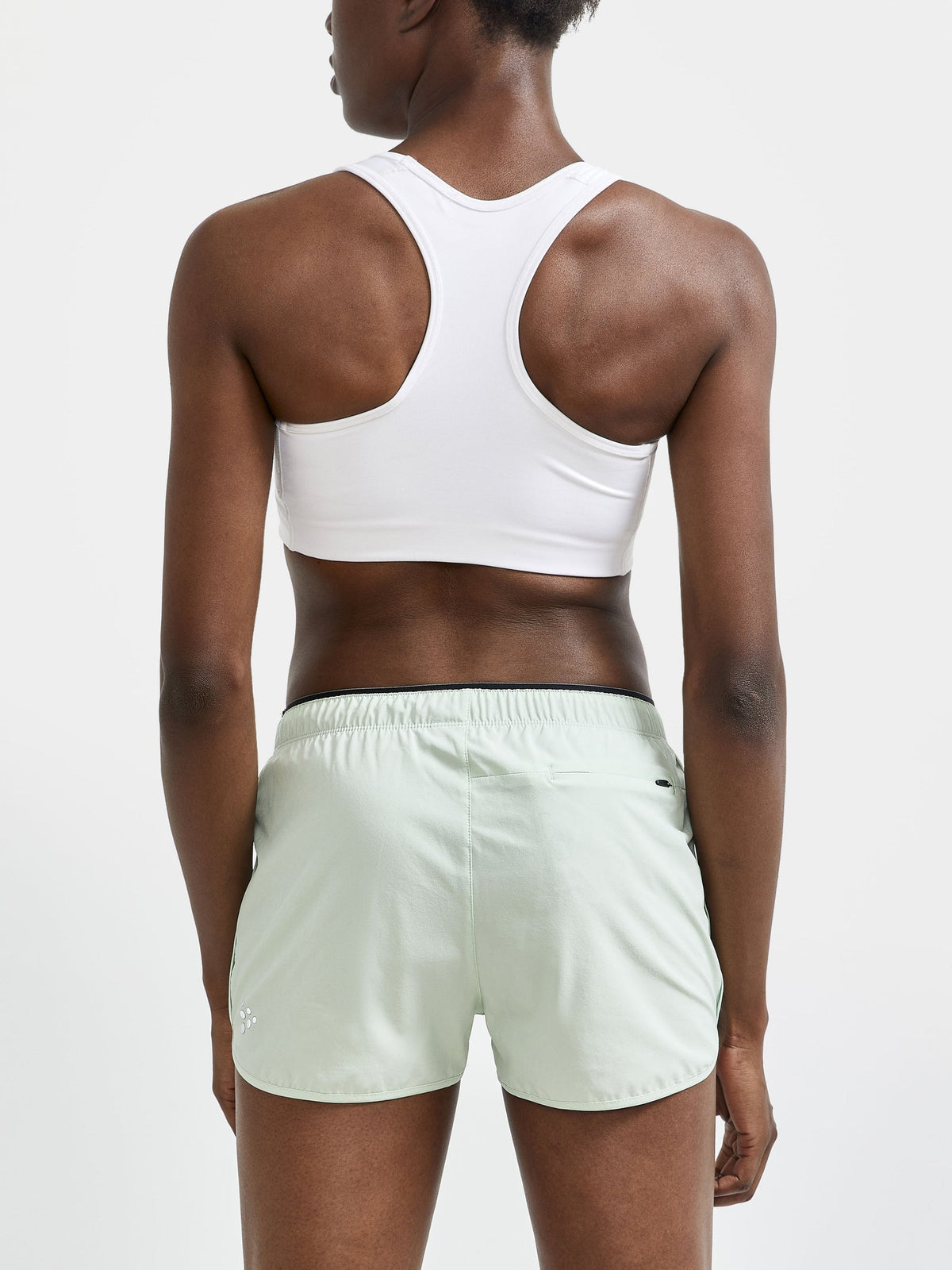 Craft Training Bra Classic in Weiss, Detailansicht