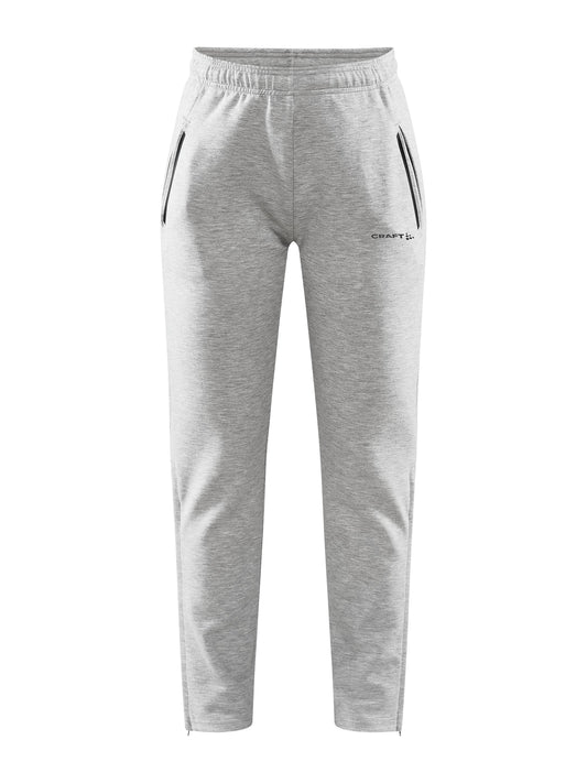 Craft CORE Soul Zip Sweatpants Damen in Grau meliert, Vorderansicht