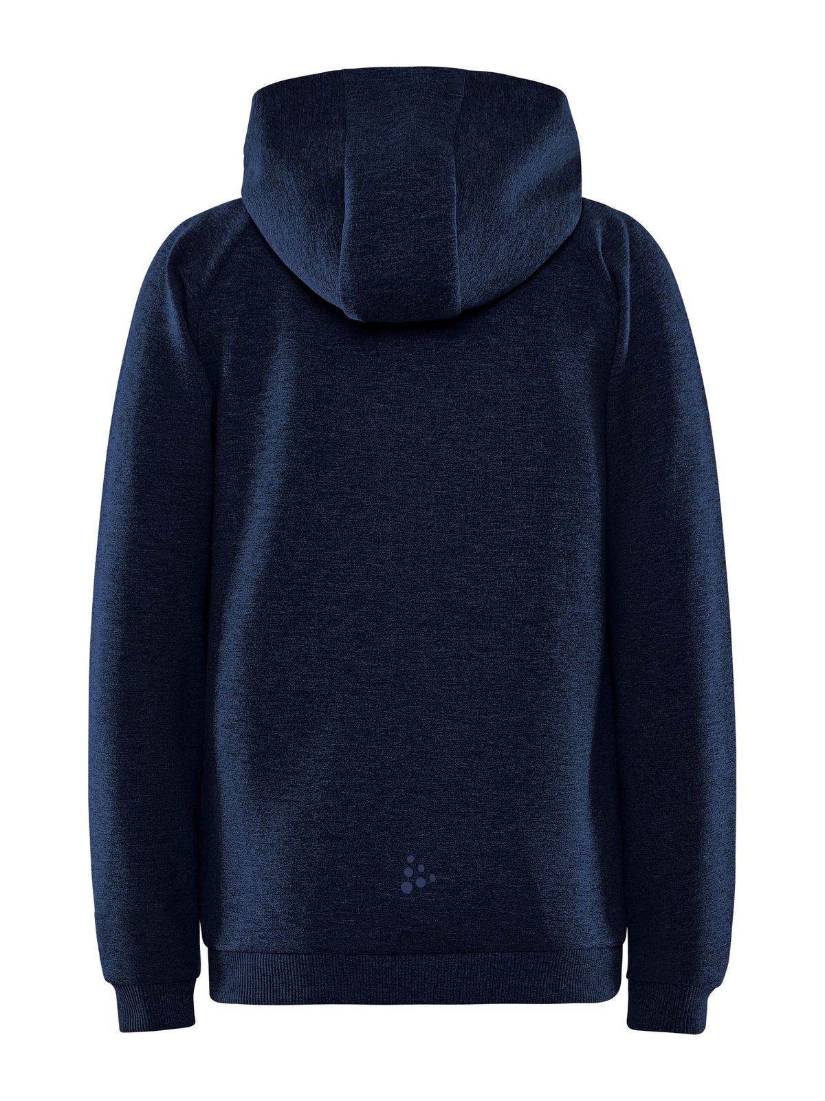 Craft CORE Soul Full Zip Hood Junior in Dunkelnavy, Rückansicht