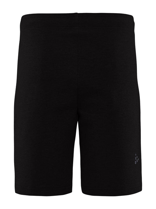 Craft CORE Soul Sweatshorts Junior in Schwarz, Rückansicht