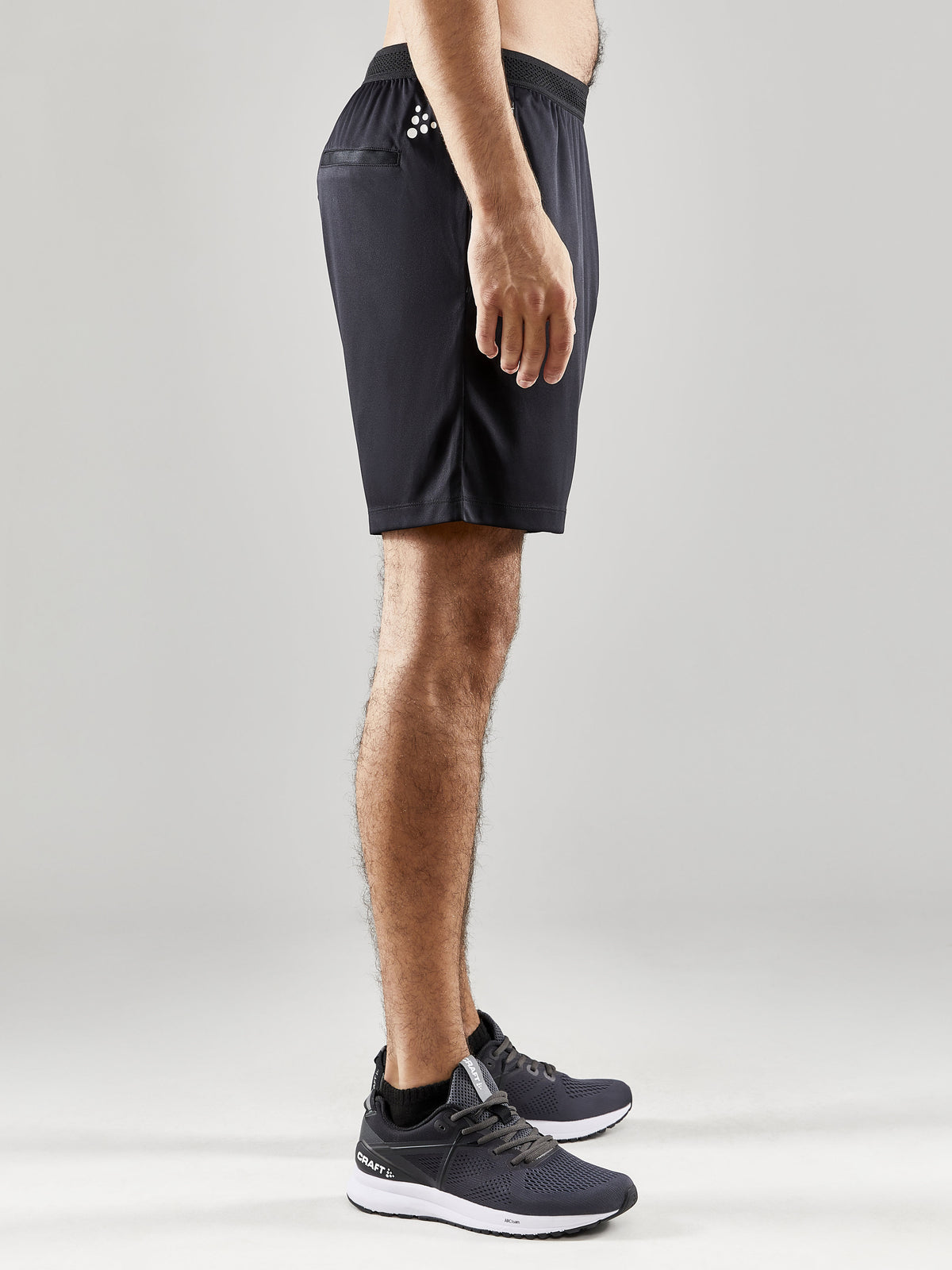 Craft Evolve Referee Shorts Herren in Schwarz, Detailansicht