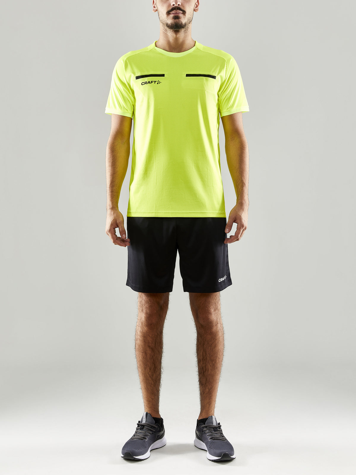 Craft Evolve Referee Shorts Herren in Schwarz, Detailansicht