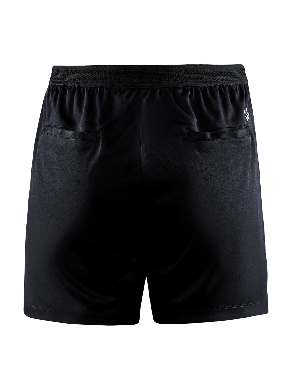 Craft Evolve Referee Shorts Damen in Schwarz, Rückansicht