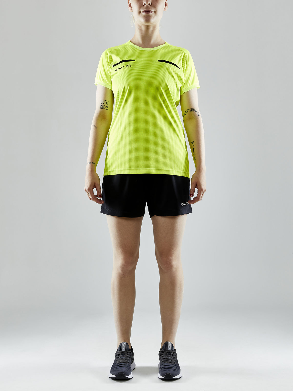 Craft Evolve Referee Shorts Damen in Schwarz, Detailansicht