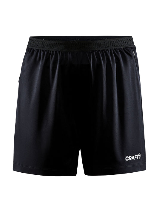Craft Evolve Referee Shorts Damen in Schwarz, Vorderansicht