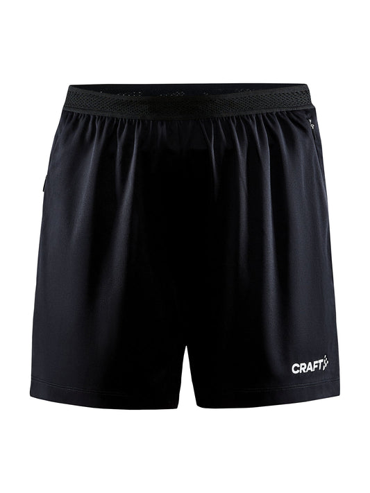 Craft Evolve Referee Shorts Damen in Schwarz, Vorderansicht